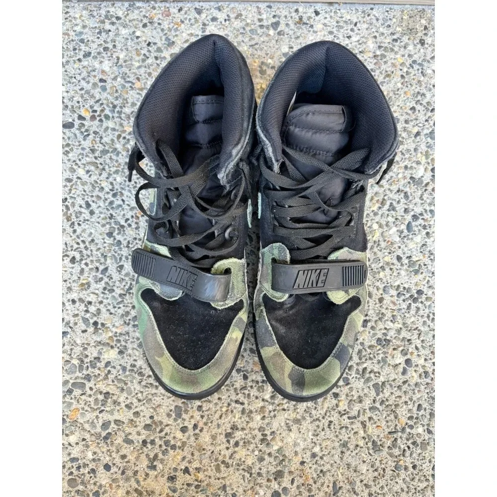 Jordan Legacy 312 Camo Black Elephant Print High Top Mens AV3922-003 Size 12